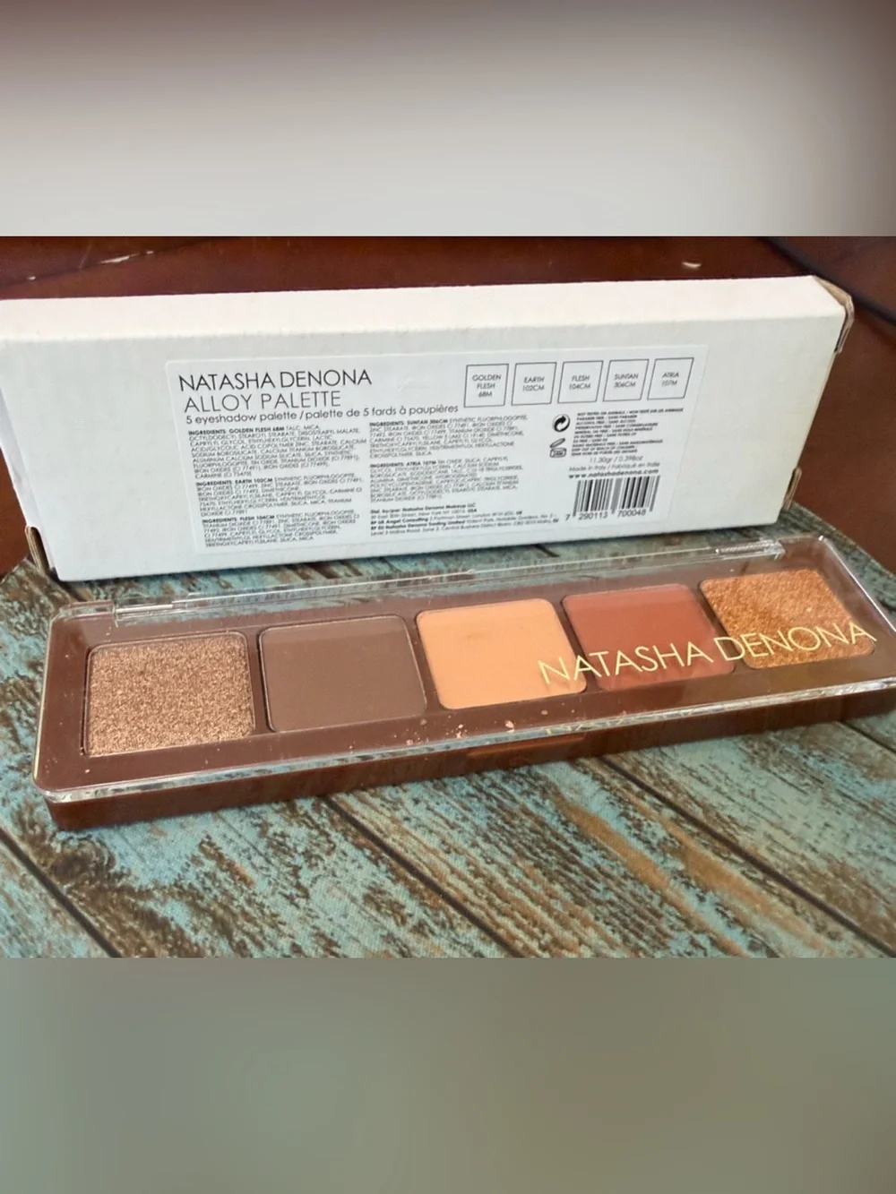 NEW Natasha Denona Alloy Mini Eyeshadow Palette — Copper, Brown & Gold